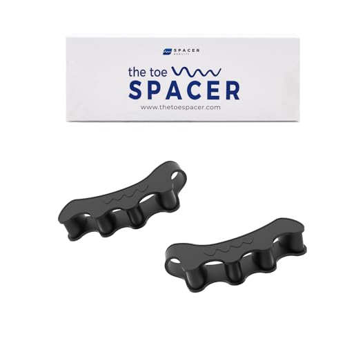 The Toe Spacer from Spacer Mobility, Recovery from the Ground Up, Correct Bunions, Plantar Fasciitis, & Correct Toes | Unisex Therapeutic Toe Spacer - Relieve Foot Pain and Tension | 4-Loop (4-Loop)