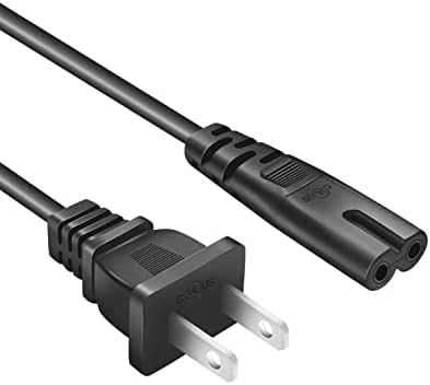 Mini Fridge Power Cord Compatible with Frigidaire EFMIS175 EFMIS149 EFMIS188 EFMIS129 EFR376, AstroAI, Cooluli and More,Replacement 2 Prong Power Cable 6 Ft