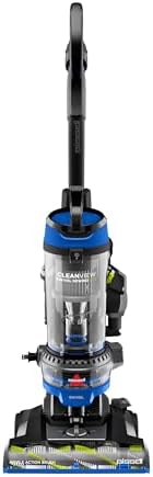 Bissell CleanView Swivel Rewind Vacuum with Automatic Cord Rewind, TurboEraser Upholstery Tool, Triple Action Brush Roll, Swivel Steering, Extension Wand, Easy-Empty Dirt Tank, Multi-Cyclonic Suction