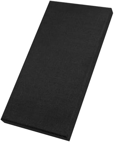 UMIACOUSTICS 1 PC Acoustic Wall Panel, 47.2" x 23.6" x 2" Fiberglass Sound Absorbing Panels, Sound Proof Panels for Studios, Office, Home Theater. Black