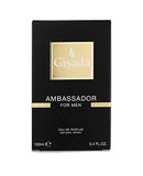 Gisada - Ambassador Men - Eau de Perfume - 100ML - 3.4 Fl Oz - Spicy, fresh and very lively fragrance for Men