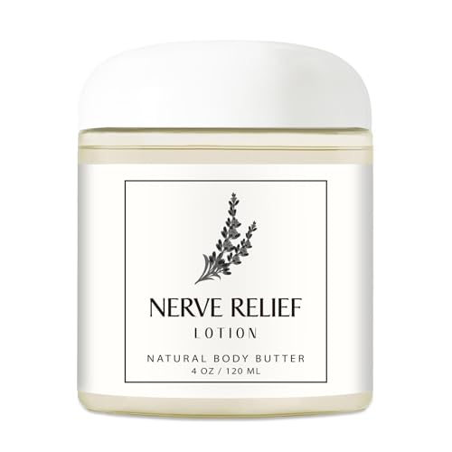 Neuropathy Cream, Magnesium Cream for Neuropathy, Nerve Relief Lotion for Feet Hand Nerve Neuropathy No Greasy Body Lotion Cream with Natrural Ingredients For Soothing Body Day Night, Lavender