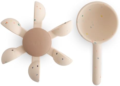 mushie Water Wheel Bath Toy | Toddler Sensory Toys for Bath & Play
