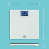 Weight Watchers Scales by Conair Scale for Body Weight, Digital Bathroom Scale in White