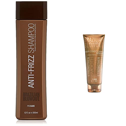 Brazilian Blowout Anti Frizz Shampoo, 12 Fl oz, Packaging May Vary