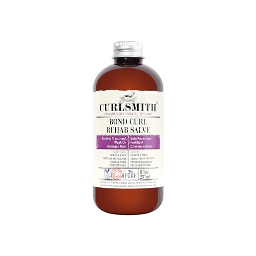 CURLSMITH - Bond Curl Rehab Salve, Bond Building Strength Treatment for Weak, Damaged Hair (8 fl oz)