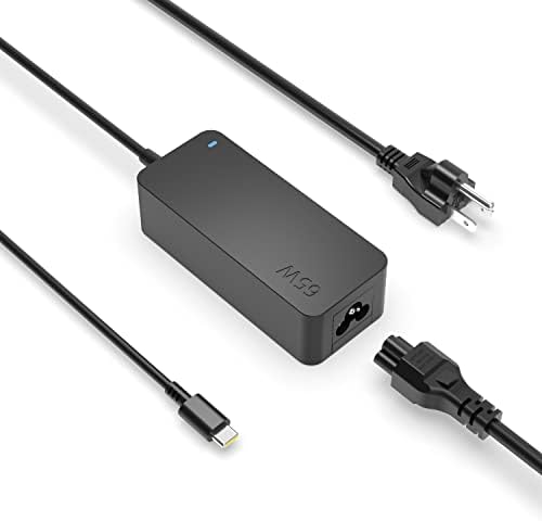 65W USB C Charger Fit for Dell Latitude 5420 5520 5320 7210 5310 5410 5510 9410 9510 2-in-1 Type C Watt Laptop AC Adapter Power Supply Cord