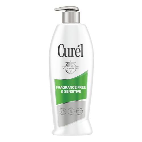 Curel Fragrance Free Comforting Body Lotion, Body and Hand Moisturizer for Dry, Sensitive Skin, 13 Ounce, with Advanced Ceramide Complex, Repairs Moisture Barrier