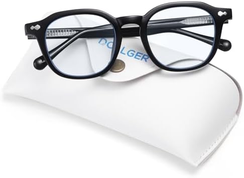 Dollger Blue light Glasses for Women Men Non-prescription Square Frame Computer Screen Blue light Blocking Eyeglasses
