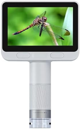 Microscope for Kids, 1000X Mini Microscope for Kids, Kids Microscope with 4.0" IPS Screen, Portable Digital Pocket Microscope for Kids 8-12, Miniscope Kids Compatible with iPhone Android Computer
