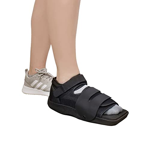 Deluxe Post Op Shoe - Adjustable Medical Support for Broken Toes, Foot Injuries, Fractures, Bunions and Surgical Recovery L3260 - Size XL (Men’s US 12.5-14 / Women’s US 13.5-15)