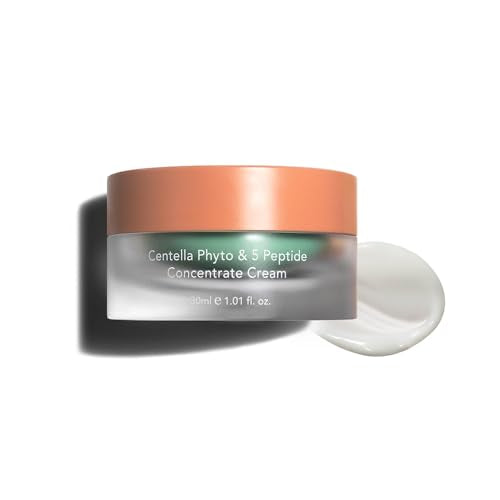 HARUHARU Wonder Centella Phyto & 5 Peptide Concentrate Cream, Daily & Night Cream, Nourishing, Wrinkles improvement for all skin types, Vegan, Cruelty-Free 1.01 fl. Oz