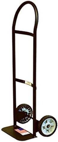 Milwaukee Hand Trucks 30151 Flow Back Handle Truck with 7-Inch Puncture Proof Tires, No Color