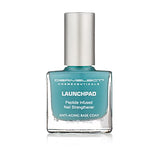 Dermelect Launchpad Nail Strengthener - Nailcare Base Coat with Keratin Protein Peptides, Strengthening, Hardening Protective Treatment for Weak, Thin, Brittle, Hard to Grow, Damaged Nails 0.4 oz