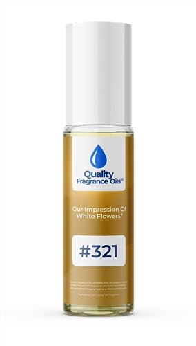 Quality Fragrance Oils' Impression #321, Inspired by White Flowers (10ml Roll On)
