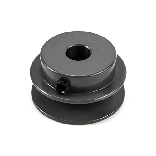 QWORK Single Groove Web Sheaves, 2.05" OD 1/2" Bore V-Belt Sheave for V-Belt,AK2012