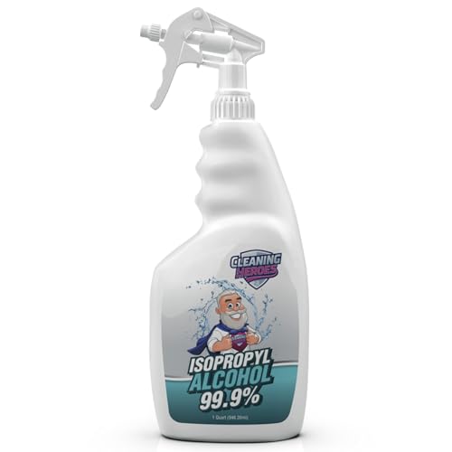 99% Isopropyl Alcohol Spray, 32 Fl. Oz - Ultimate Rubbing Alcohol Cleaner for Electronics, Wounds, and Household Use