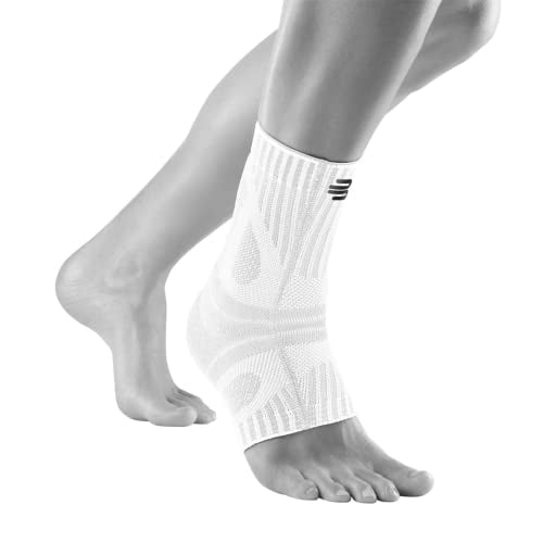 Bauerfeind Sports Achilles Support - Relieves the achilles tendon while running, jumping, and moving - All White, 2X-Large