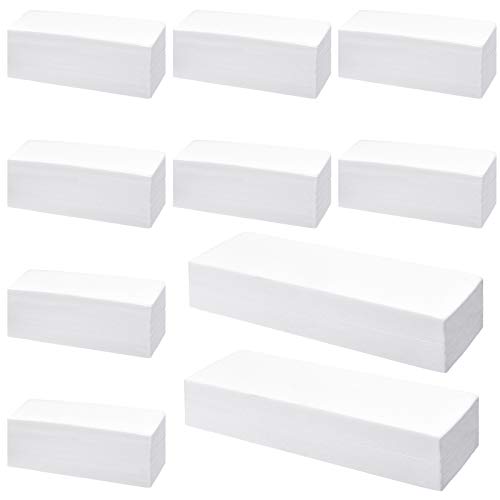 Maitys 1000 Pieces Non-woven Wax Strips Hair Removal Wax Strips Body Facial Hair Removal Tools for Women and Men Hair Removal Use, 2 Sizes