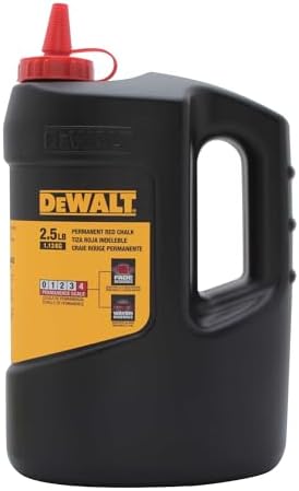 DEWALT 2.5 lbs Chalk - Red Permanent (DWHT72716)