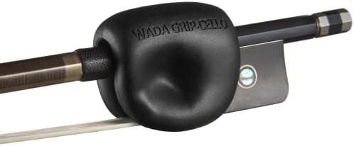 WADA Cello Bow Grip Aid: A Correct Bow Hand without Strain. A Second to Attach to the Bow and Remove. You can Concentrate on your Sound and Music with a Relaxed Hand and Arm from the Beginning.