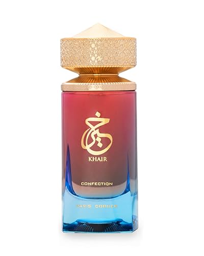 Paris Corner | Khair Confection EDP 3.4 Fl Oz | Sweet Candy Scent Perfume for Men & Women | Indulge in Luscious Pear, Whipped Cream, Jasmine & Vanilla Notes
