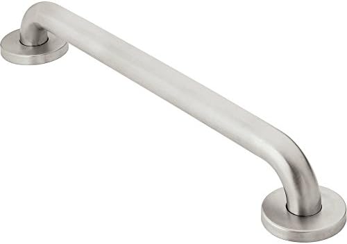 Moen R8916P Bathroom Safety 16-Inch Stainless Steel Bathroom Grab Bar, Stainless