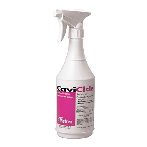 Metrex 24CD078024 Cavicide Surface Disinfectant Spray Bottle, 24 Ounce, (Packaging May vary)