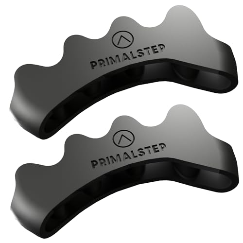 Size XL Toe Separators - Over 50% Thicker & More Durable - Dr. Recommended - Correct Foot, Bunion Pain, Plantar Fasciitis - Toe Straightener for Functional Athletic Mobility (Extra Large)