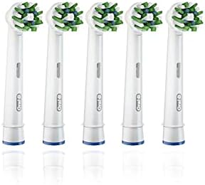 Braun Oral-B 4210201316510 CrossAction Toothbrush Heads with Cleanmaximiser Bristles for Holistic Mouth Cleaning, Pack of 5