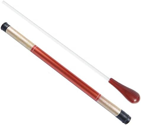 Music Baton Orchestra Baton Imitation Agate Handle Music Conducting Baton (Red Handle)