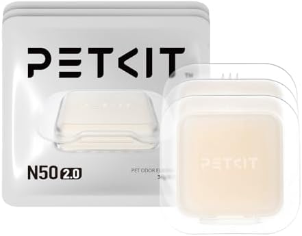 PETKIT N50 Odor Eliminator 2.0 Exclusive for PuraMax Self-Cleaning Cat Litter Box, Cat Toilet Odor Control(Pack of 3)