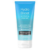 Neutrogena Hydro Boost Gentle Exfoliating Daily Facial Cleanser with Hyaluronic Acid, Clinically Proven to Increase Skin's Hydration Level, Non-Comedogenic Oil-, Soap- & Paraben-Free, 3 x 5 Oz