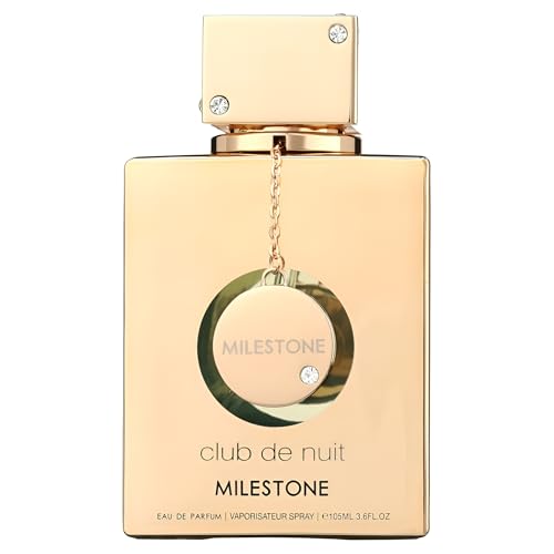 Armaf Club De Nuit Milestone for Unisex Eau de Parfum Spray, 3.6 Ounce