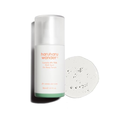 haruharu wonder 4% TXA Dark Spot Go Away Serum, 1.01 fl. oz, Niacinamide, Tranexamic Acid, Vitamin C & Centella