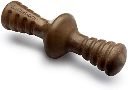 Benebone Zaggler Rolling Dog Chew Toy for Aggressive Chewers, Real Bacon, Made in USA, Giant