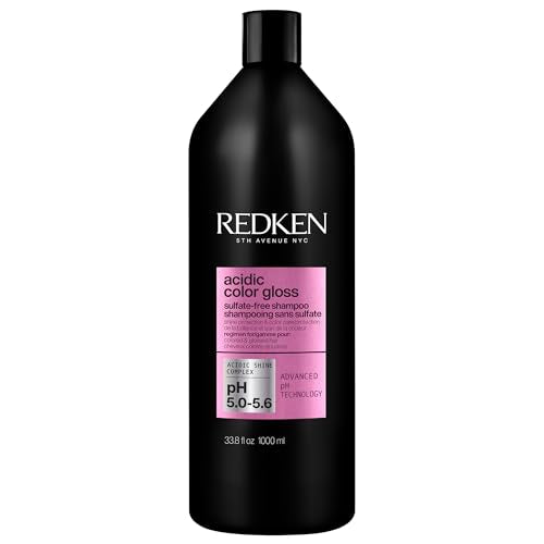 Redken Acidic Color Gloss Sulfate-Free Shampoo for Color Protection and Shine To Help Extend Color & Shine for Color-Treated Hair