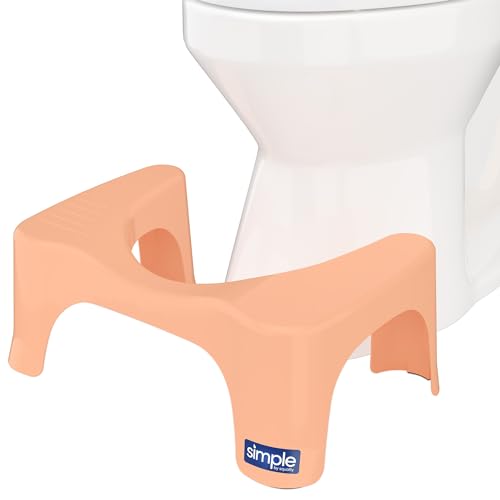 Squatty Potty Simple Bathroom Toilet Stool, Peach Fuzz, 7"