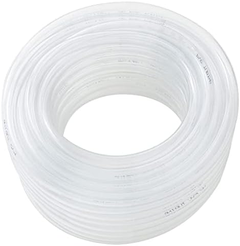 DAVCO 3/4" ID x 5ft Clear Vinyl Tubing, Low Pressure Flexible PVC Tubing, Heavy Duty UV Chemical Resistant Lightweight Plastic Vinyl Hose, BPA Free and Non Toxic