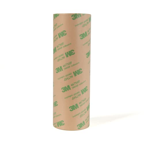 3M 467MP Adhesive Transfer Tape, Bonding & Laminating, Clear, 6 in x 5 yds, 1 Roll
