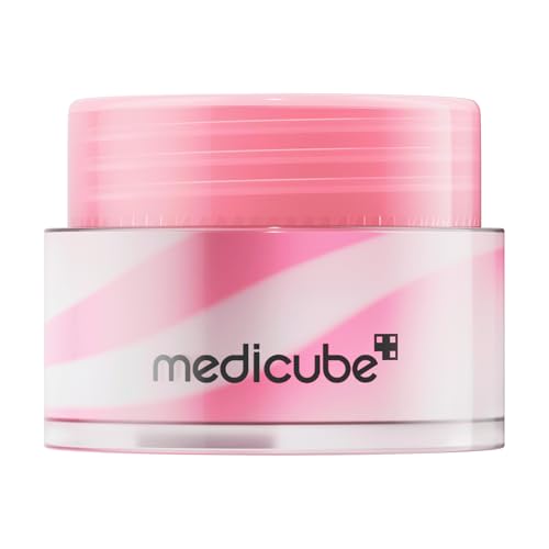 medicube PDRN lip sleeping mask glow balm | Salmon PDRN, Collagen, Shea Butter for Softer Lips, Long-lasting Moisture, Overnight and daily lip care, Korean Skincare 0.35 oz.