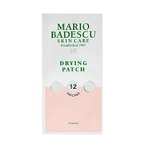 Mario Badescu AM/PM Blemish Kit, Includes Drying Lotion Spot Treatment with Salicylic Acid and Sulfur (1 Fl Oz) AND Drying Patch Facial Stickers, Invisible Pimple Patches (12 Count)