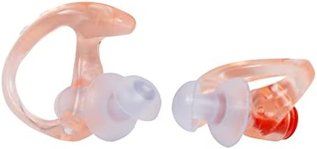 JBL Spearguns Reusable Hydro Seal Aqua Ear Plugs for Swimming, Noise Reducing, Soft Silicone Hypoallergenic Earplugs, Blocks Water, Allows Equalizing, Perfect for Surfing and Diving, Medium, 1 Pair