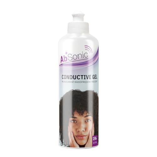 Absonic Conductive Gel for Facial Devices – Hydrating Microcurrent Gel for Face, Radiofrequency & Red Light Therapy – Nuface Primer Alternative – Smooth, Non-Sticky Formula – 8.5 oz - 1-Pack