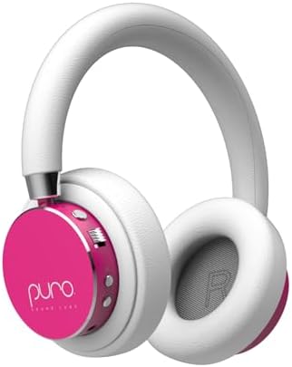 Puro Sound Labs BT2200s Plus Volume Limited Kids’ Bluetooth Headphones (Pink)