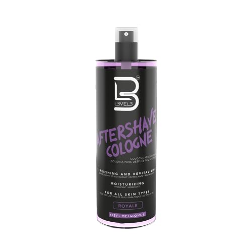 L3 Level 3 After Shave Spray Cologne - Softens Skin - Refreshes and Relieves Face and Skin - Moisturizing Formula Level Three After Shaving