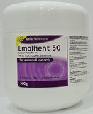 Emollient 50 Liquid Paraffin In White Soft Paraffin Ointment - 500g