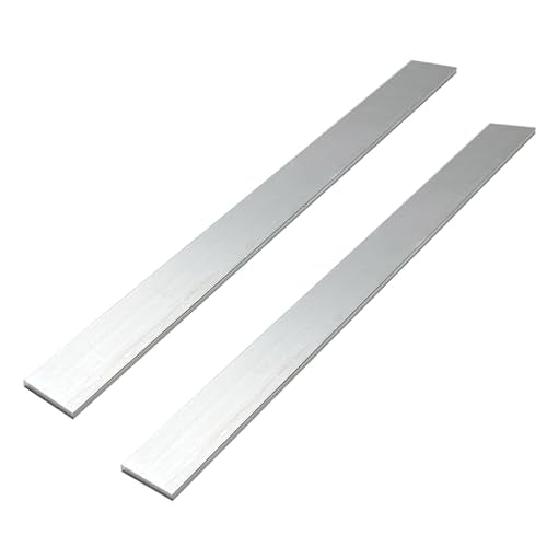 2 Pcs 1/4" X 1" Square Aluminum Flat BAR 12" Long .6061 Aluminium, 6mm X 25mm X 305mm Aluminum Flat Plate, T6511 Solid New Mill Stock