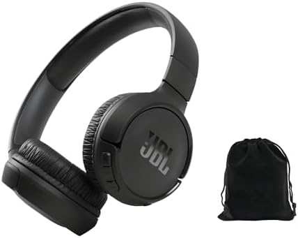 JBL Tune 570BT - Wireless Bluetooth - On-Ear Headphones - Pure Bass Stereo Sound - Black - Includes Storage Pouch