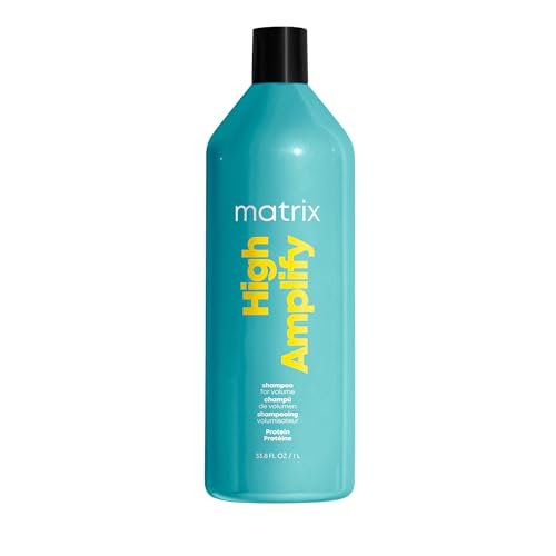 Matrix High Amplify Volumizing Shampoo | Instant Lift, Lasting Volume & Strengthening | Silicone-Free | Boost Structure in Fine, Thin & Limp Hair | Salon Professional Shampoo